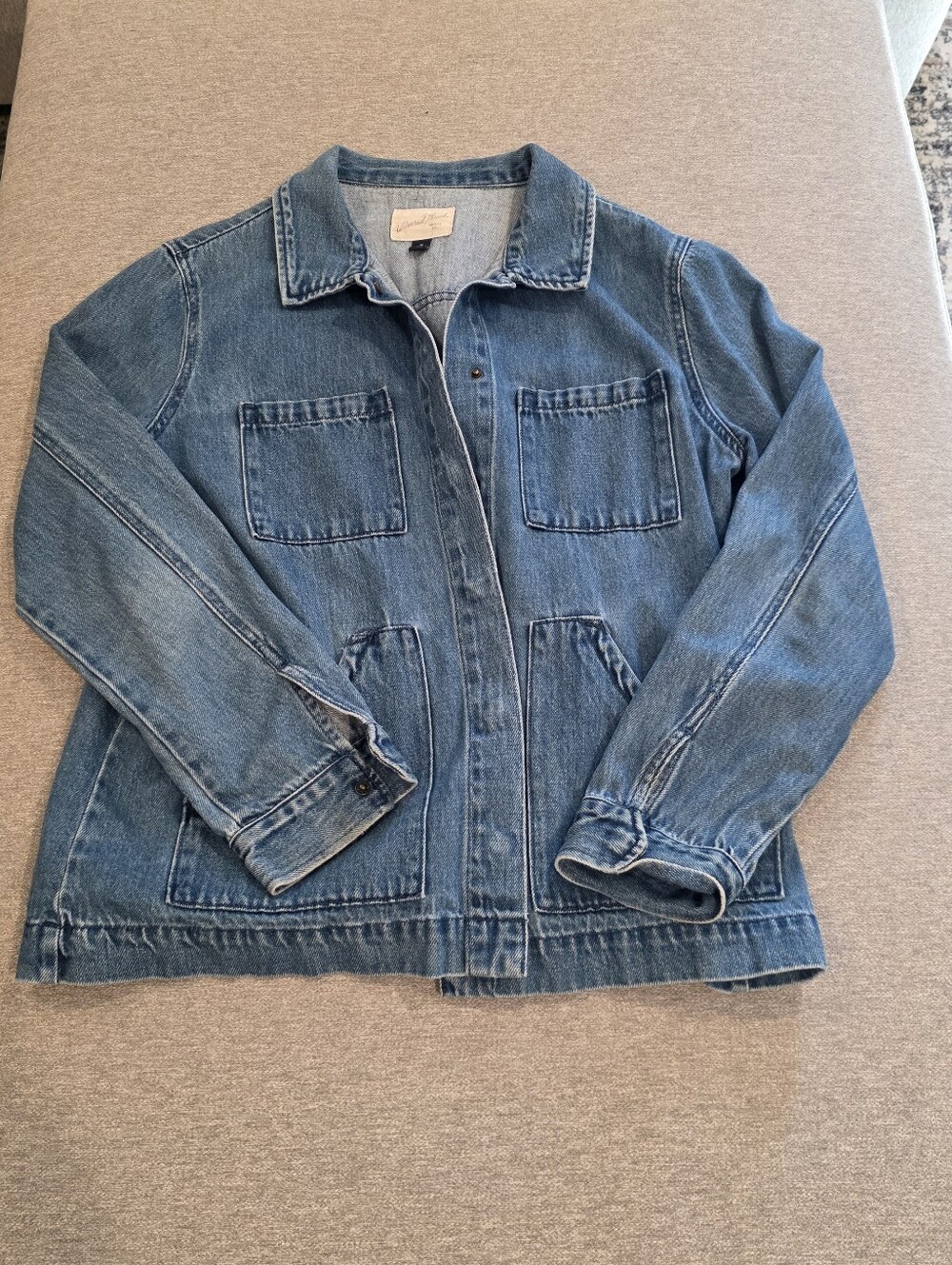 Women's Blue Denim Jacket Coat